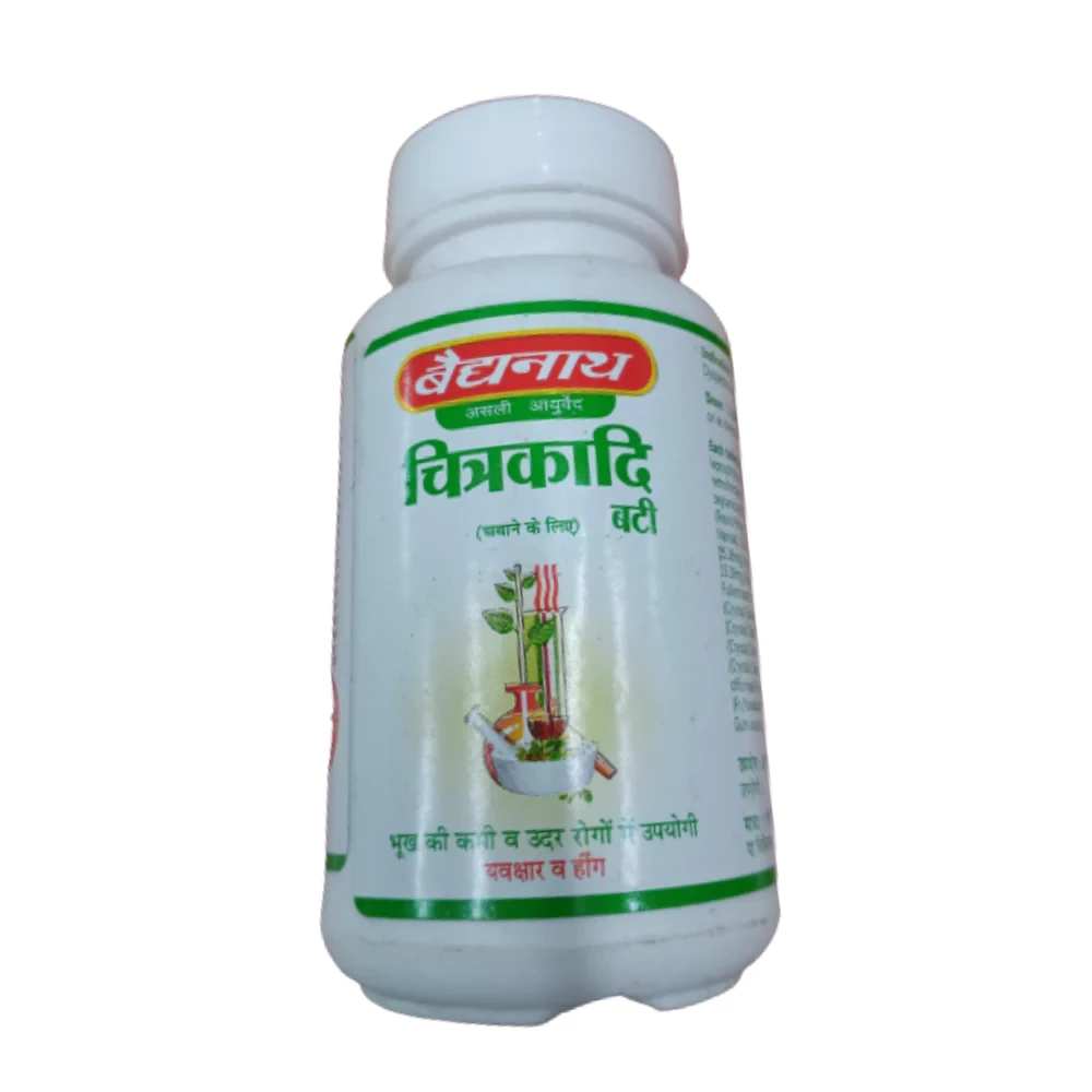 Baidyanath Jhansi Chitrakadi Bati, 80 Tabets-1.webp